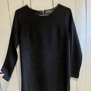 Crocodile print dress